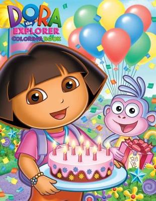 Book cover for Dora the Explorer Coloring Book