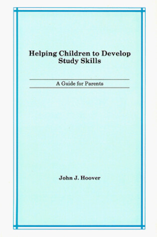 Cover of Helping Children to Develop Study Skills