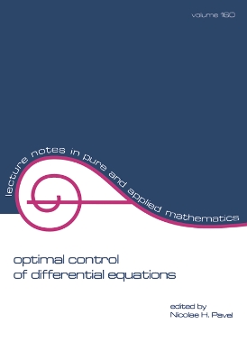 Book cover for Optimal control of differential equations