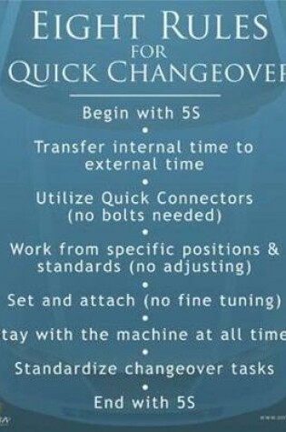 Cover of 8 Rules for Quick Changeover Poster