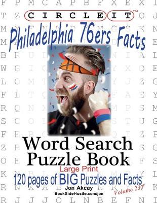 Book cover for Circle It, Philadelphia 76ers Facts, Word Search, Puzzle Book