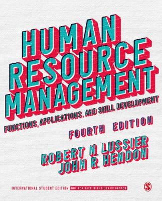 Book cover for Human Resource Management - International Student Edition