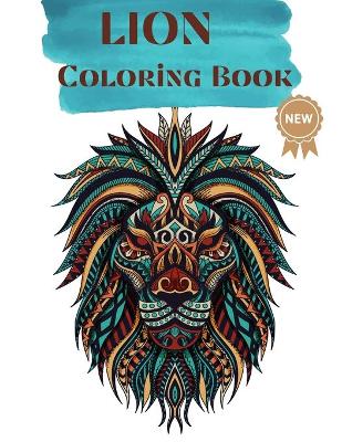 Book cover for Lion Coloring book