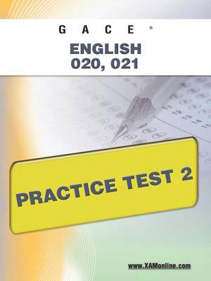 Cover of Gace English 020, 021 Practice Test 2