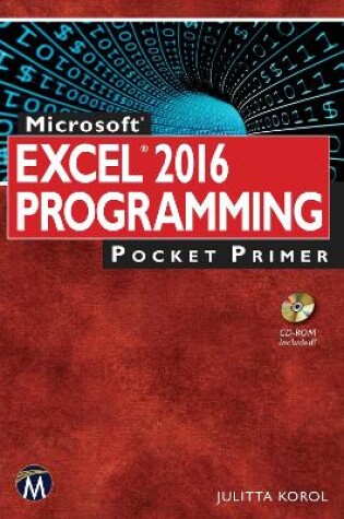 Cover of Microsoft Excel 2016 Programming Pocket Primer