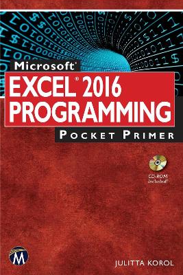 Book cover for Microsoft Excel 2016 Programming Pocket Primer