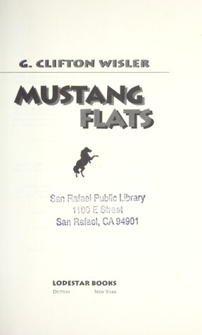 Book cover for Mustang Flats