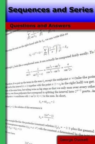 Cover of Sequences and Series