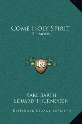 Cover of Come Holy Spirit