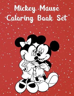 Book cover for Mickey Mouse Coloring Book Set