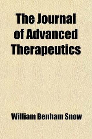 Cover of The Journal of Advanced Therapeutics (Volume 26)