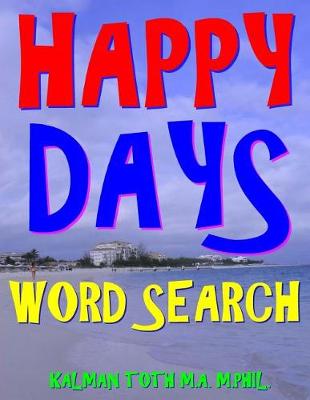 Book cover for Happy Days Word Search