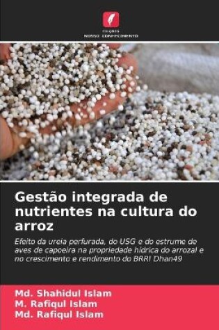 Cover of Gestão integrada de nutrientes na cultura do arroz