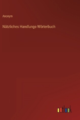 Cover of Nützliches Handlungs-Wörterbuch