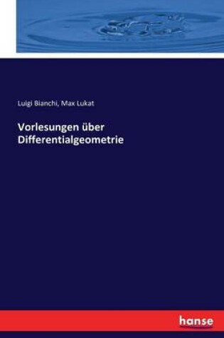 Cover of Vorlesungen uber Differentialgeometrie