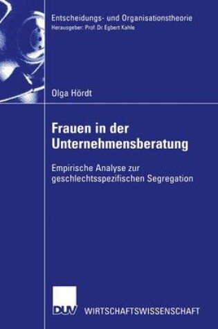 Cover of Frauen in der Unternehmensberatung