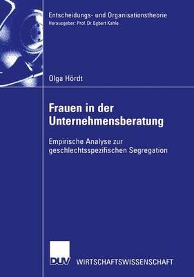 Cover of Frauen in der Unternehmensberatung