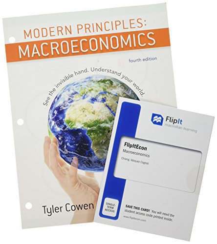 Book cover for Loose-Leaf Version for Modern Principles of Macroeconomics 4e & Flipit for Macroeconomics (Six Months Access)