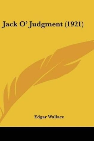 Cover of Jack O' Judgment (1921)