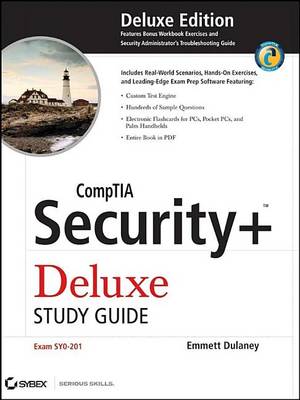 Book cover for Comptia Security+ Deluxe Study Guide