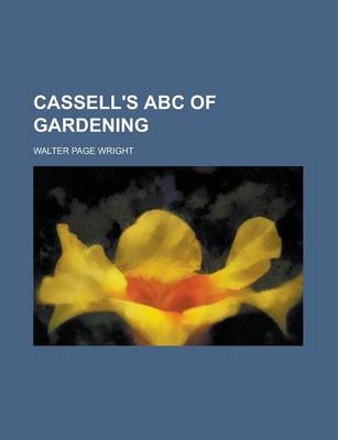 Book cover for Cassell's ABC of Gardening