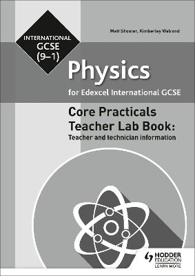 Book cover for Edexcel International GCSE (9-1) Physics Teacher Lab Book: Teacher and technician information