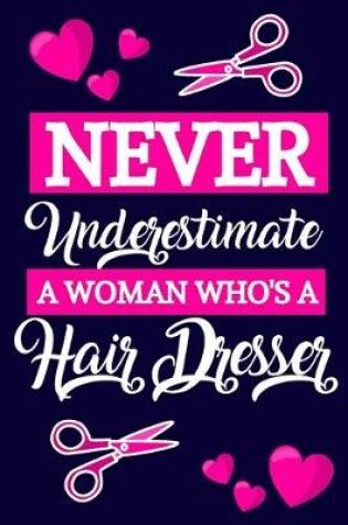 Cover of Never Underestimate A Woman Who's A Hair Dresser