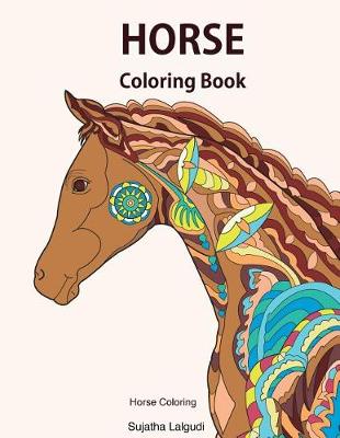 Book cover for Horse coloring book