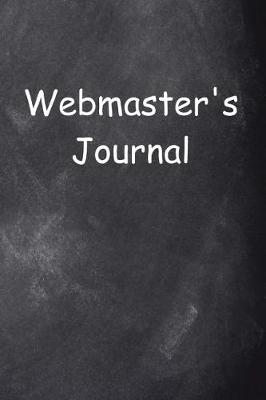 Cover of Webmaster's Journal Chalkboard Design