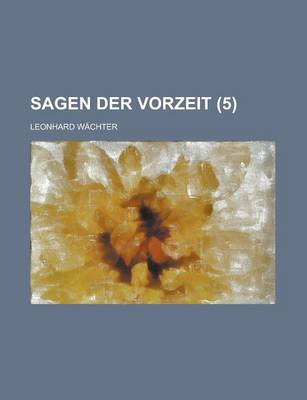 Book cover for Sagen Der Vorzeit (5 )