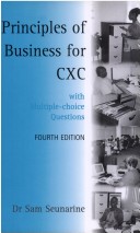 Book cover for Principles of Business for CXC