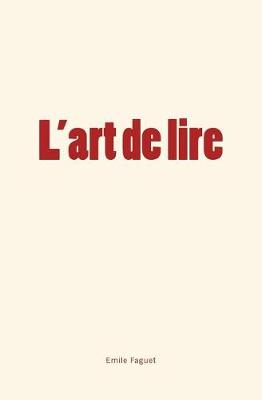 Book cover for L'art de lire