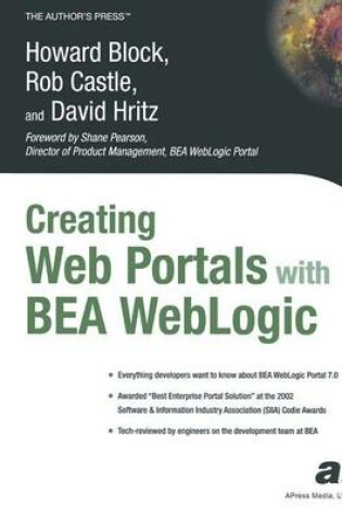 Cover of Creating Web Portals with BEA WebLogic