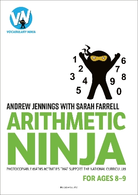 Book cover for Arithmetic Ninja for Ages 8-9