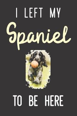Book cover for I Left My Spaniel To Be Here