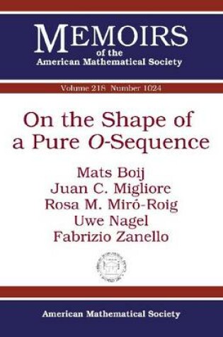 Cover of On the Shape of a Pure $O$-Sequence