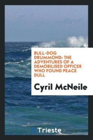 Cover of Bull-Dog Drummond