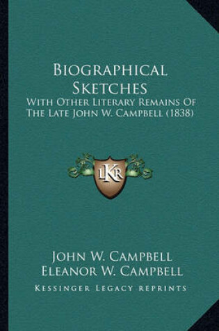 Cover of Biographical Sketches Biographical Sketches