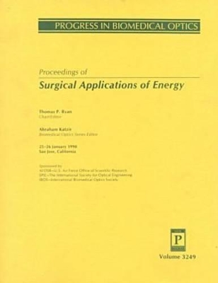 Cover of Surgical Applications of Energy