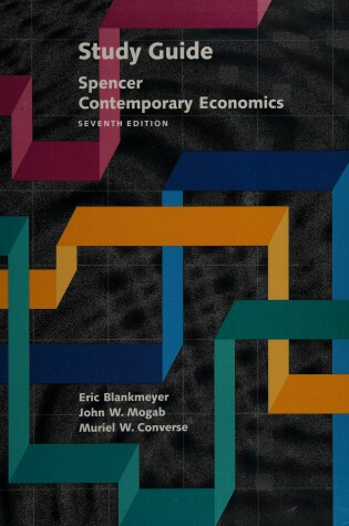 Cover of Study Guide T/A Cont. Eco 7/E