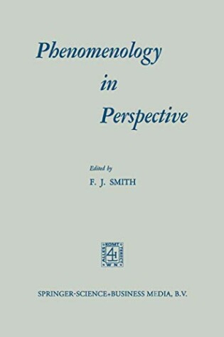 Cover of Phenomenology in Perspective