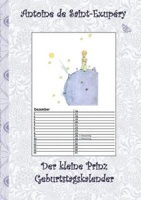 Book cover for Der kleine Prinz - Geburtstagskalender