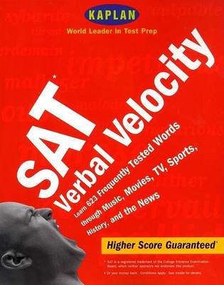 Cover of Kaplan SAT Verbal Velocity