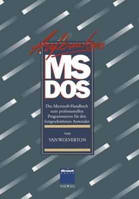 Book cover for Aufbaukurs MS-DOS