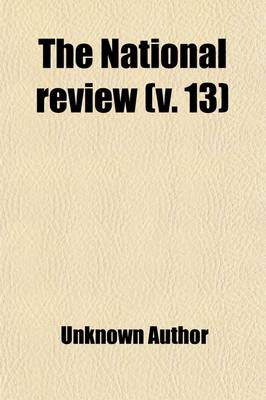 Book cover for The National Review (Volume 13)