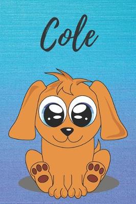 Book cover for Cole dog coloring book / notebook / journal / diary