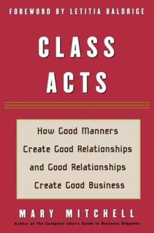 Cover of Class Acts