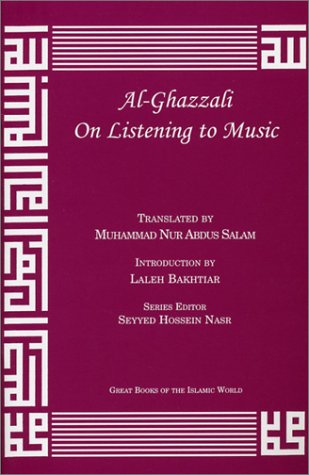 Book cover for Al-Ghazzali on Listening to Music