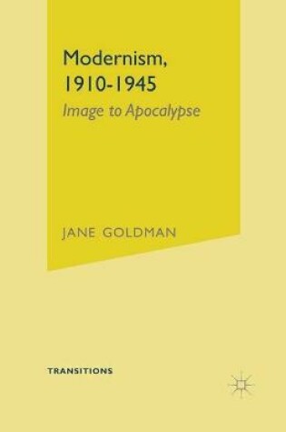 Cover of Modernism, 1910-1945
