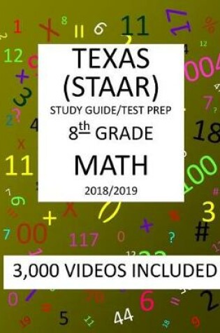 Cover of 8th Grade MATH TEXAS STAAR